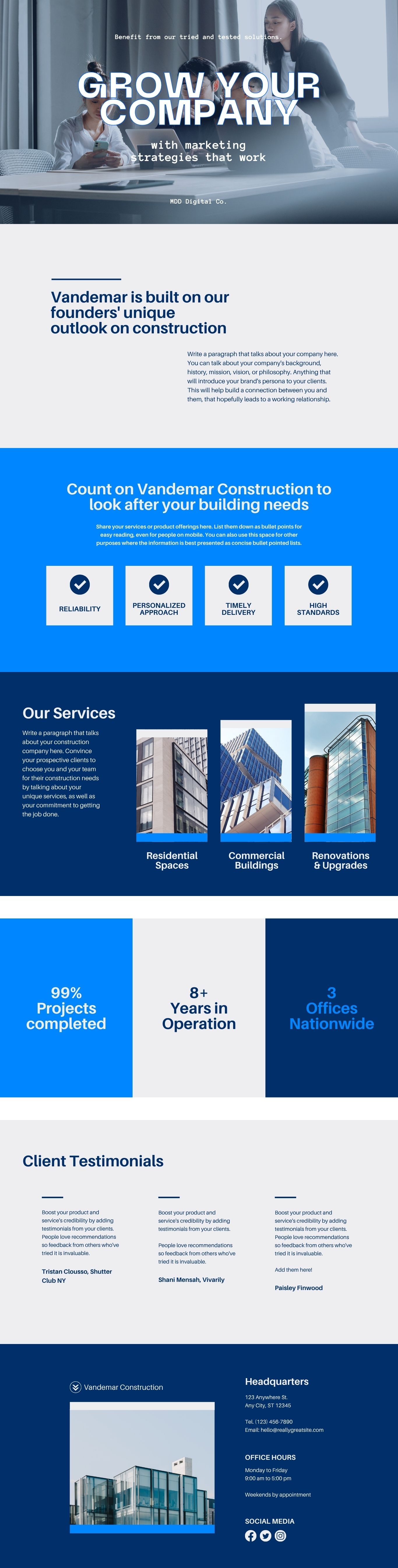 Business Website