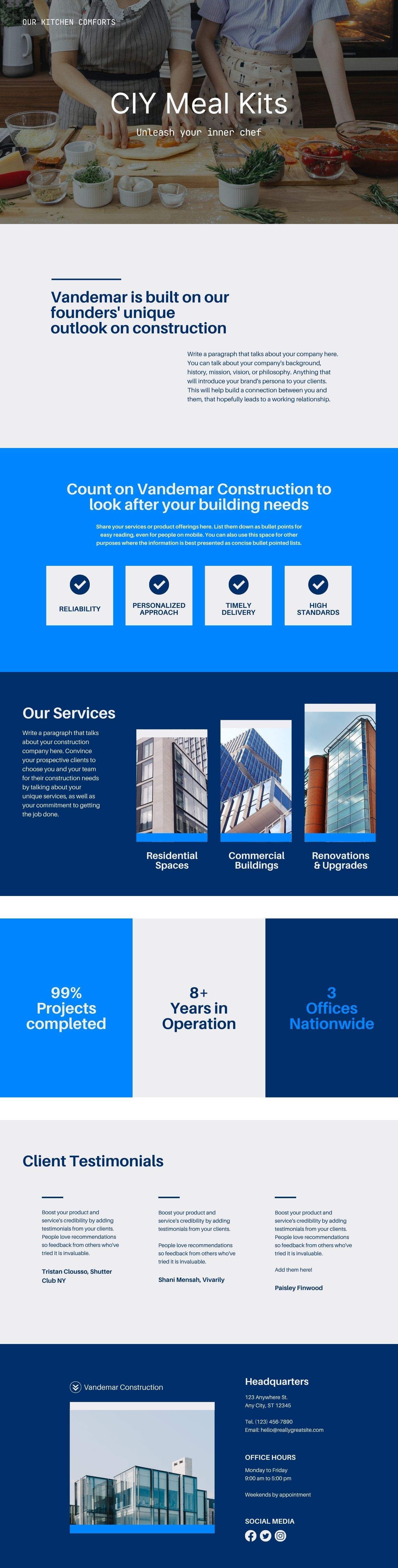 Restaurant Website